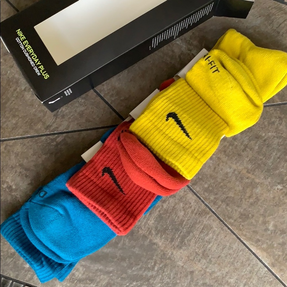 NIKE EVERYDAY PLUS COTTON CUSHIONED CREW SOCKS MEN - Picture 14 of 16